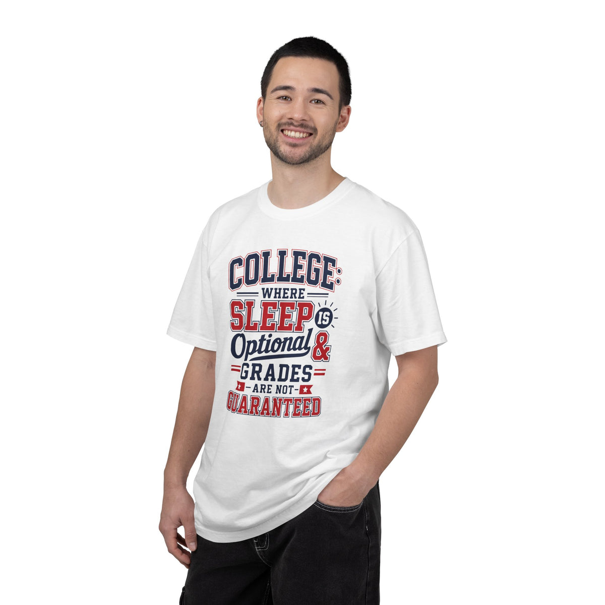 Comfort Color College Where Sleep Is Optional Grades Are Not Guaranteed Funny College Student Gift Student Present, College Student Gift