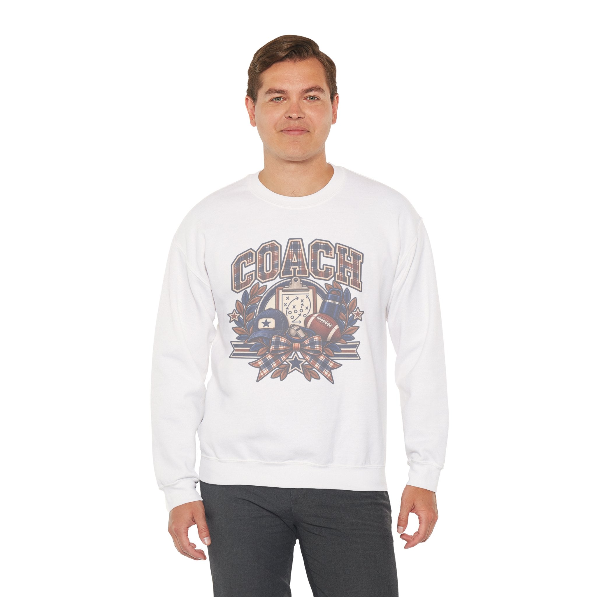 Coach Football Sweatshirt, Vintage Coach Sweatshirt, Football Season Shirt, Coach Life Crewneck, Team Mom Gift, Retro Coach Apparel