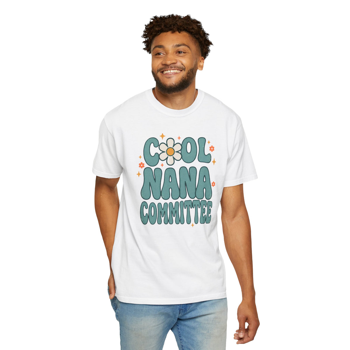 Cool Nana Committee Shirt, Retro Grandma Tee, Daisy Flower Nana Gift, Mothers Day Gift for Grandma, Pregnancy Announcement Tee