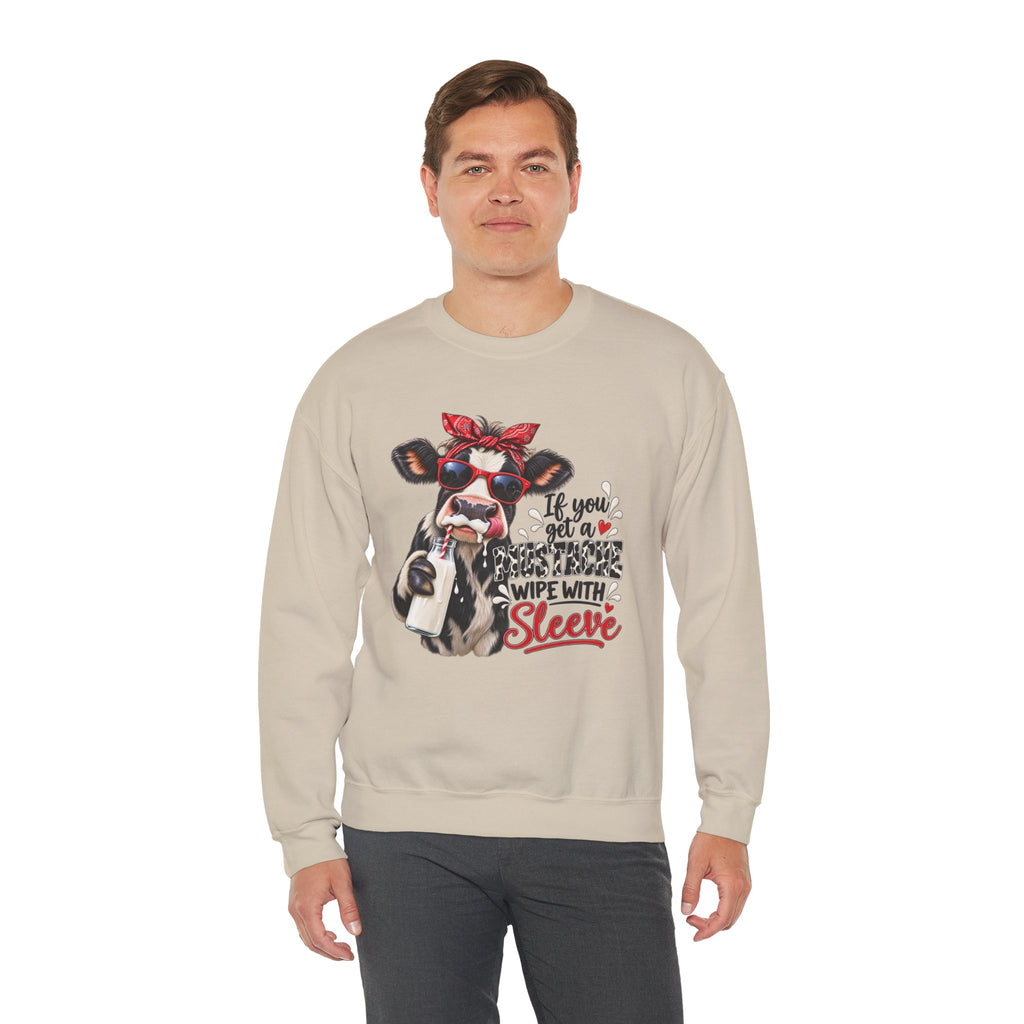Funny Cow, Humor Cow Sweatshirt, Farm Animal Crewneck, Cute Cow Graphic Sweater, Country Western Gift, Cow Lover, Funny Cow Graphic Girl Top