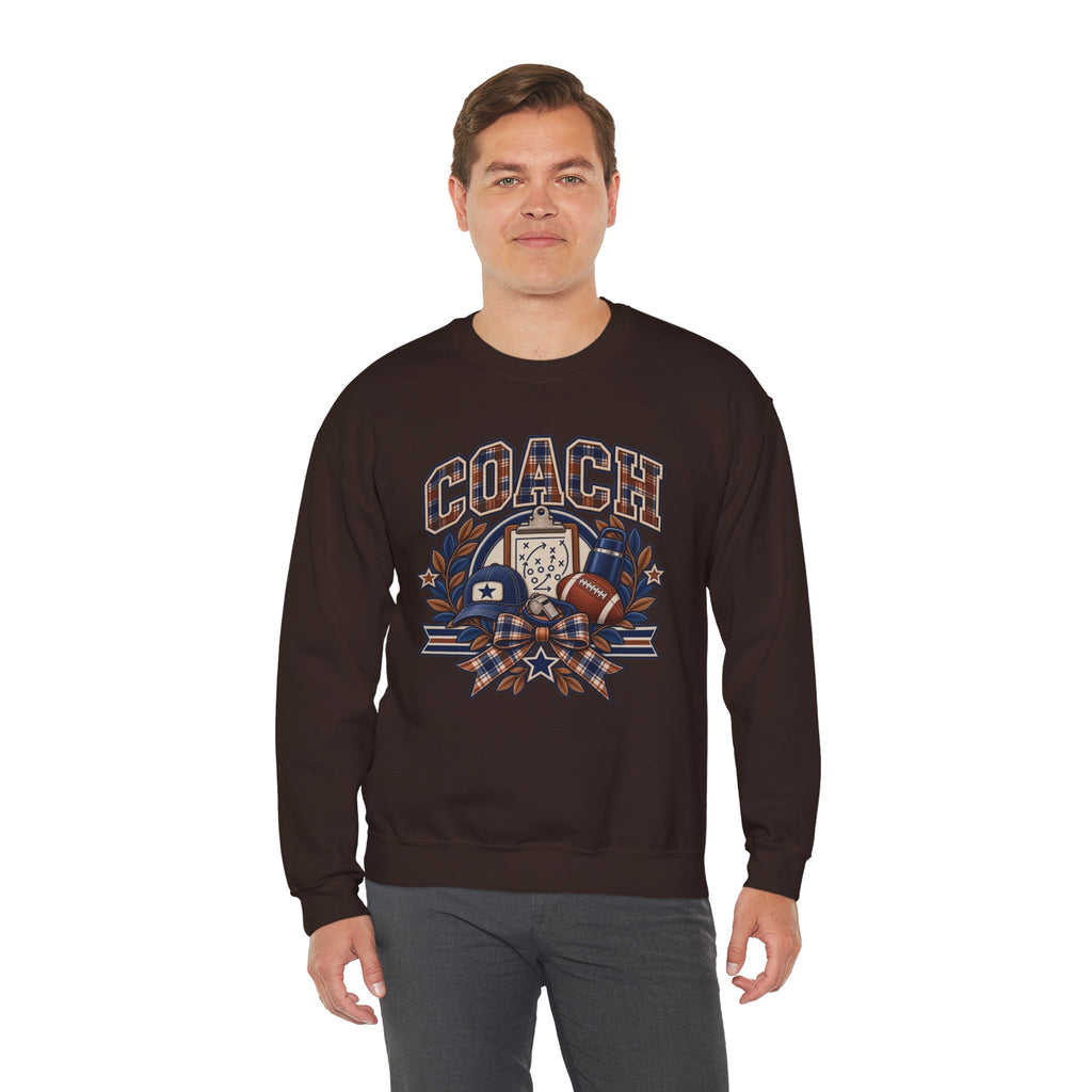 Coach Football Sweatshirt, Vintage Coach Sweatshirt, Football Season Shirt, Coach Life Crewneck, Team Mom Gift, Retro Coach Apparel