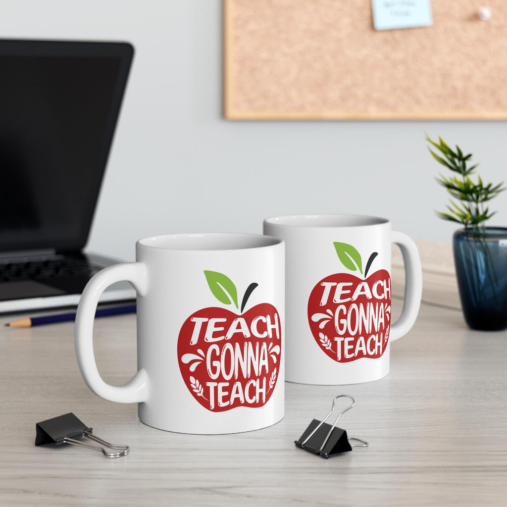 Apple Teacher Mug: Educator Gift, Classroom Decor