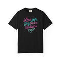 Inspirational T-Shirt with Love, Hope, Joy, Peace, Kindness - Perfect for Casual Wear, Gifts, Holidays, Celebrations, Motivational Apparel