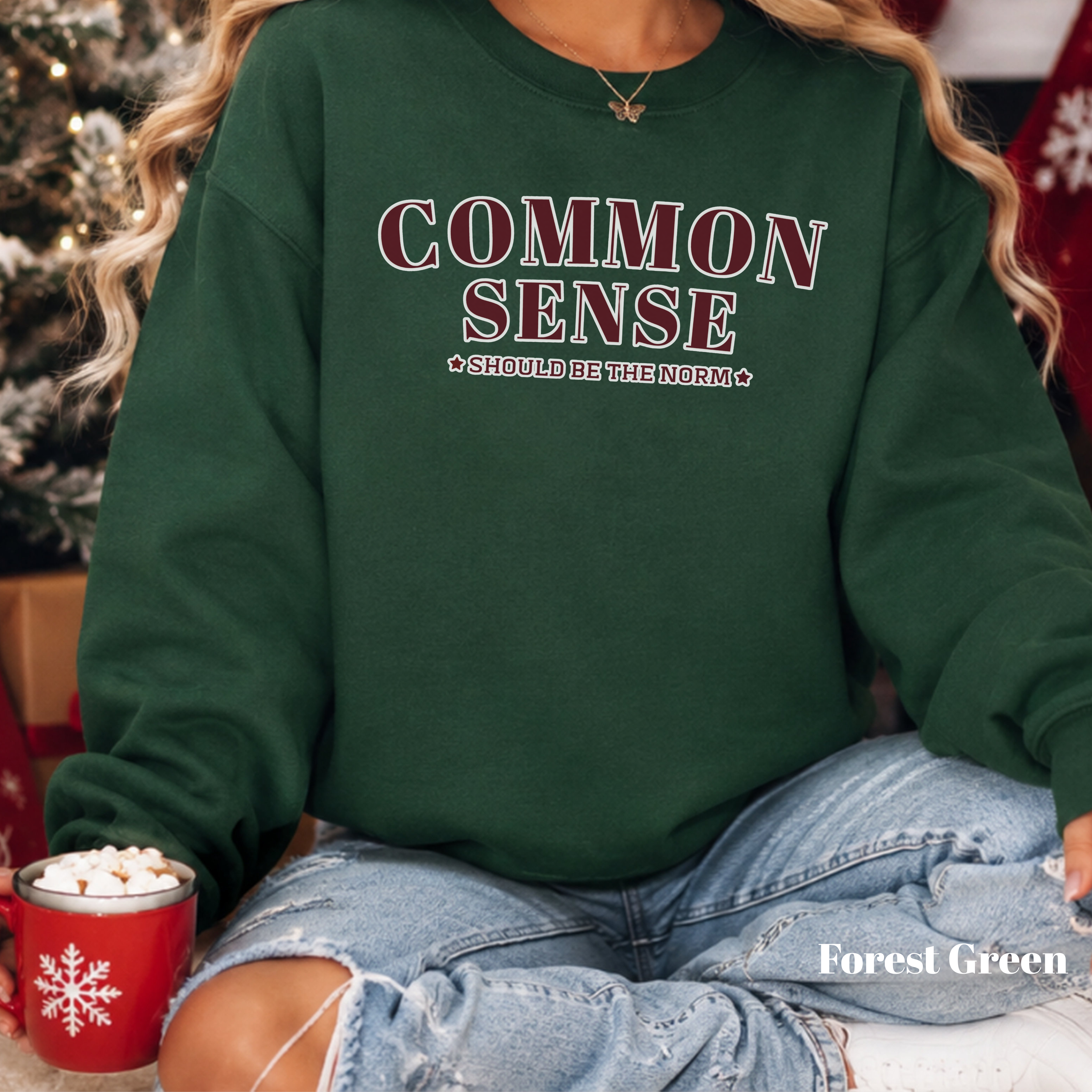 Common Sense Should Be The Norm Sweatshirt, Funny Sarcastic Crewneck, Trendy Adult Humor Shirt, Retro Statement Sweatshirt Gift