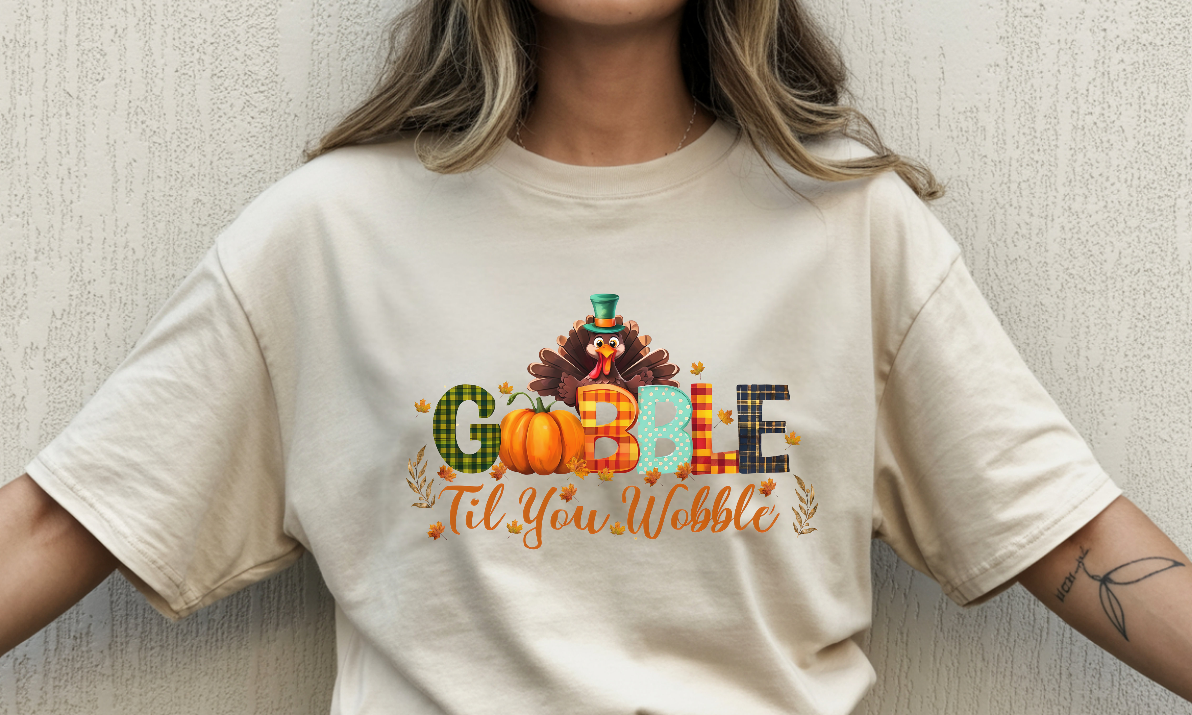 Thanksgiving Gobble T-shirt, Unisex Tee for Fall Celebration, Autumn Vibes, Holiday Apparel, Festive Gift Idea