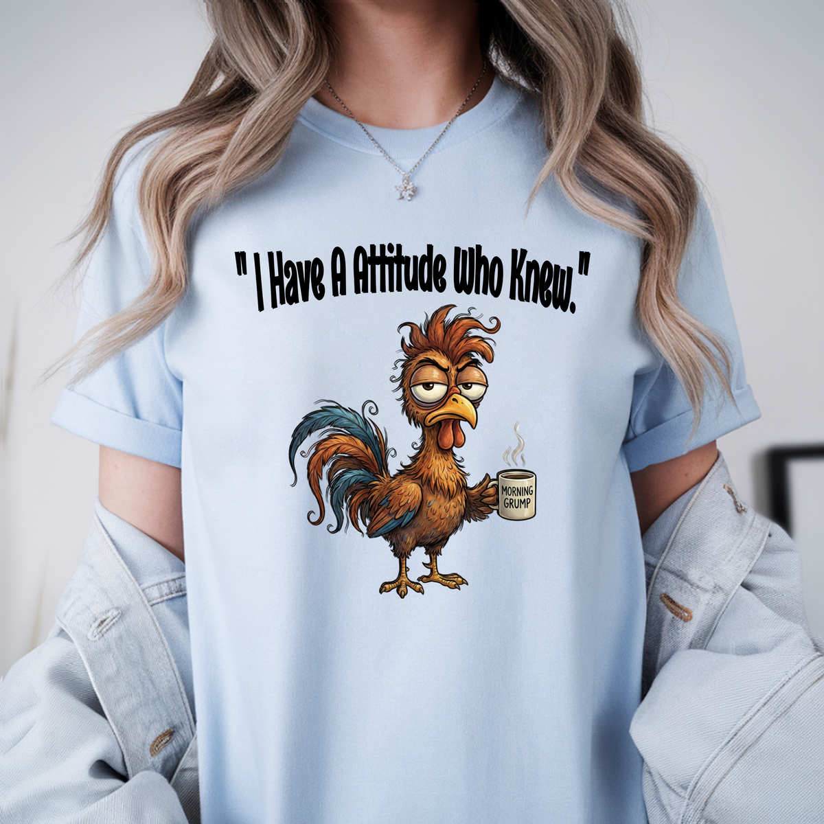 Sarcastic Rooster Funny Meme Shirt, Rooster Illustration Tee | Sarcastic Poultry Humor, Funny Meme Shirt, Sarcastic Souls, Women T-shirt