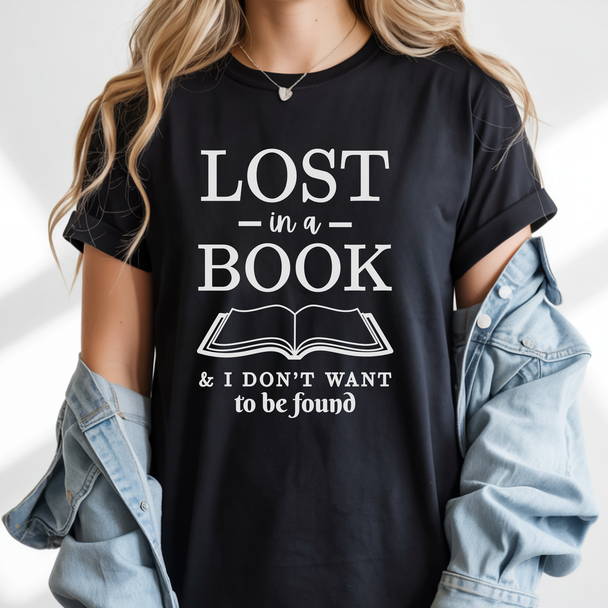 Lost in a Book T-Shirt | Reading Quote Tee, Statement T-shirt, Unisex, Library T-shirt, Gift, Casual T-shirt, School T-shirt, Teacher Top