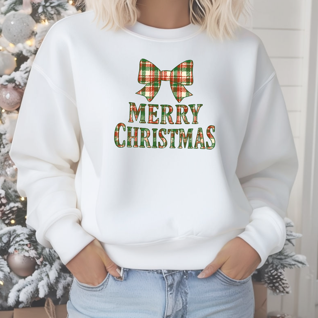 Merry Christmas Crewneck Sweatshirt, Cozy Holiday Sweatshirt, Christmas Gift, Unisex Christmas Apparel, Festive Sweatshirt, Winter Wear