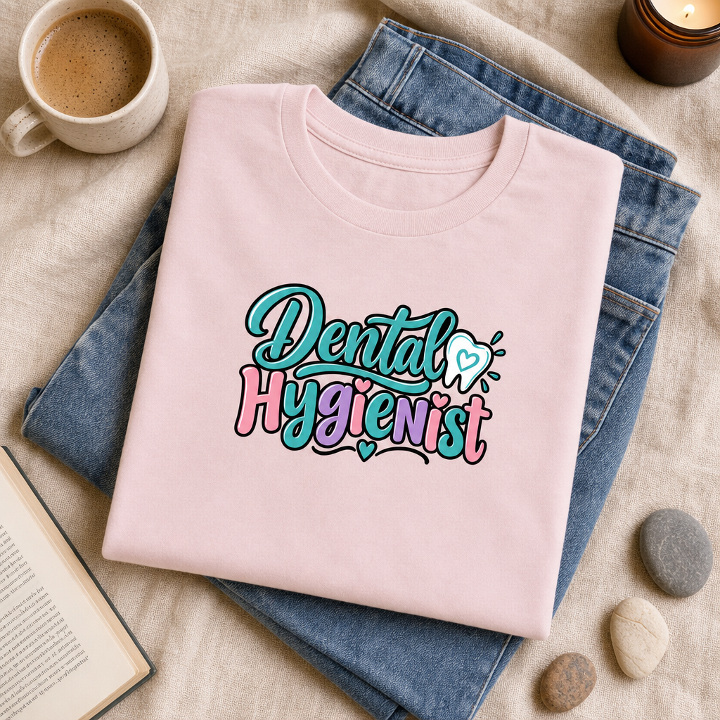 Dental Hygienist Shirt, Dental Hygienist Gift, Retro Dental Hygiene Tee, Dentist Office Shirt, RDH Shirt, Dental School Graduation Gift