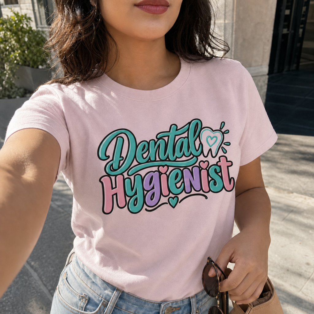 Dental Hygienist Shirt, Dental Hygienist Gift, Retro Dental Hygiene Tee, Dentist Office Shirt, RDH Shirt, Dental School Graduation Gift