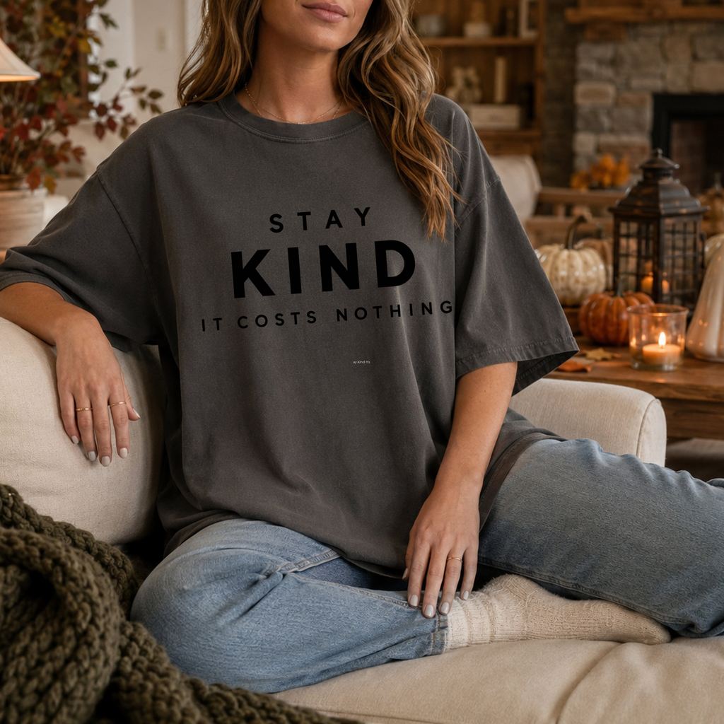 Comfort Color Be Kind T-shirt, Stay Kind Crewneck, Kindness Matters, Cozy Positive Vibes Tee, Teacher Gift, Cute Aesthetic T-shirt