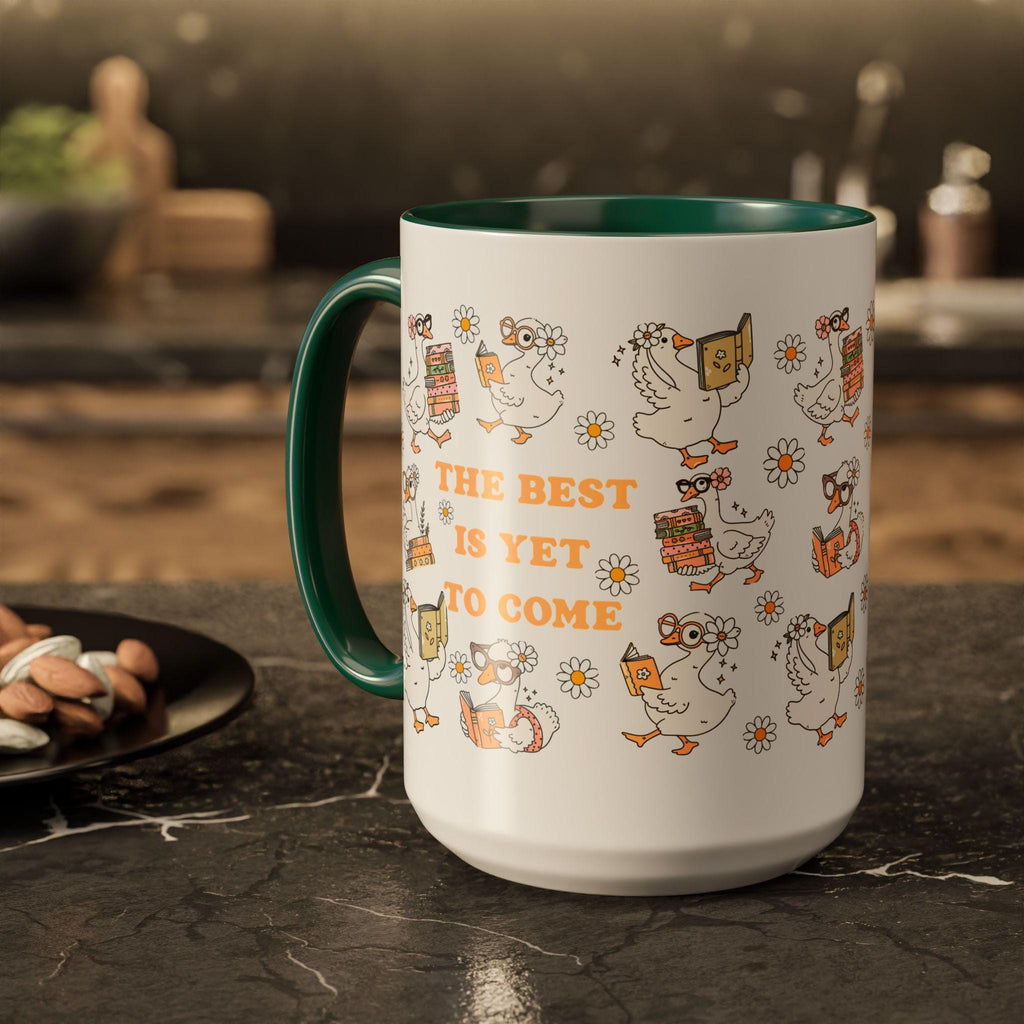 Goose Reading Mug | "The Future is Yet To Come" Book Lover Gift (11oz 15oz)