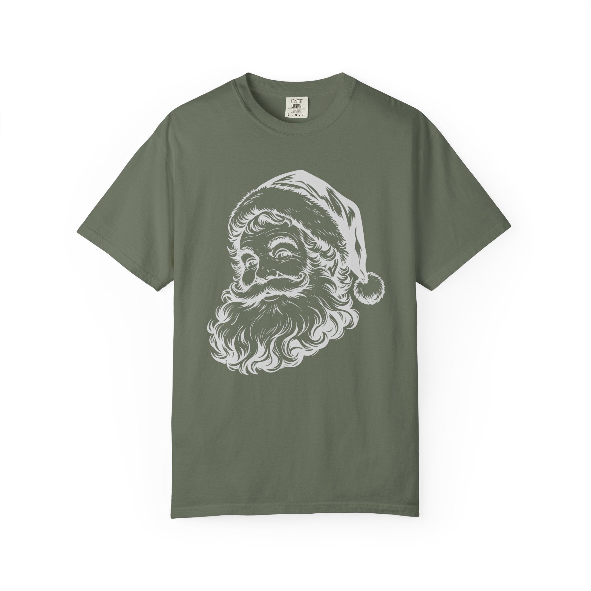 Vintage Santa Claus T-Shirt, Retro Santa Face Tee, Classic Christmas Shirt Women, Holiday Graphic Tee, Santa Head Shirt, Xmas Gift for Her