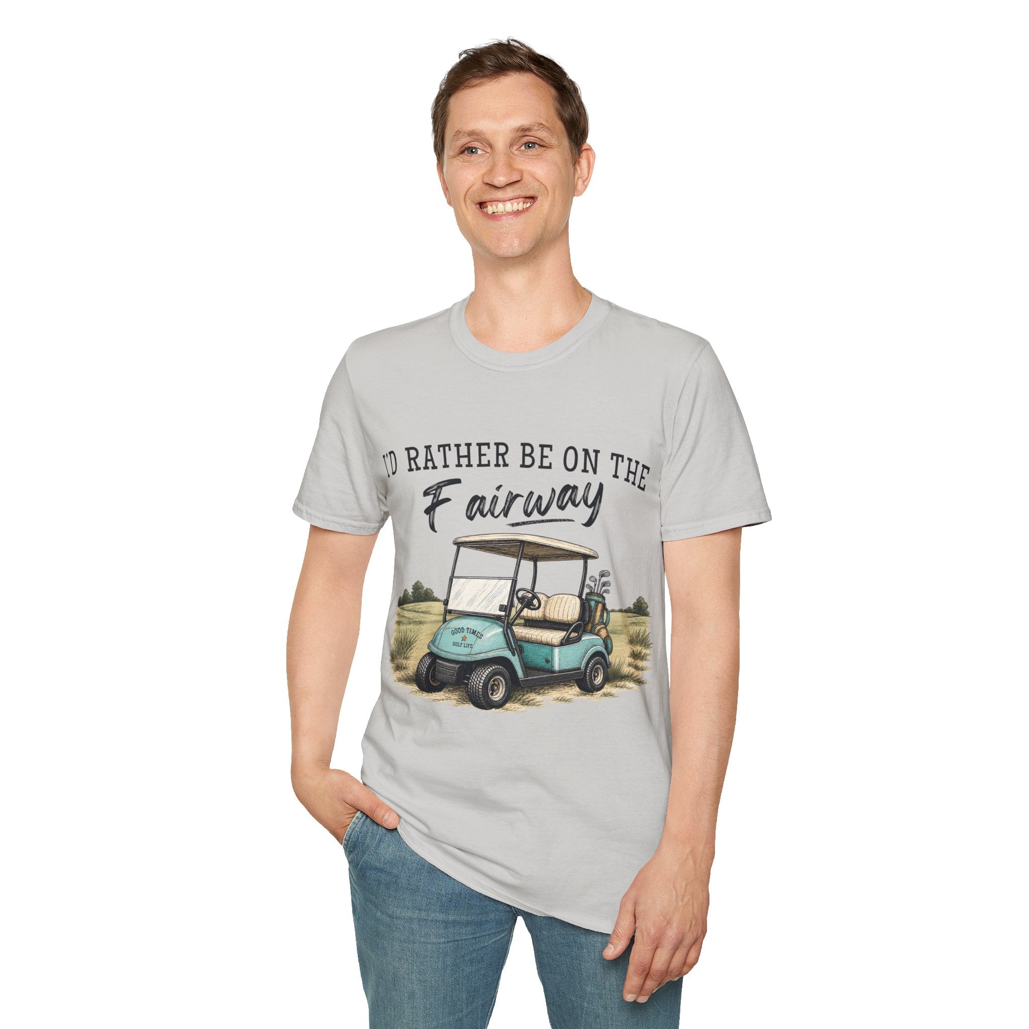 I'd Rather Be On The Fairway Shirt, Funny Golf T-Shirt, Golf Cart Graphic Tee, Golfer Gift for Women, Golf Lover Shirt, Golfing Mom Gift