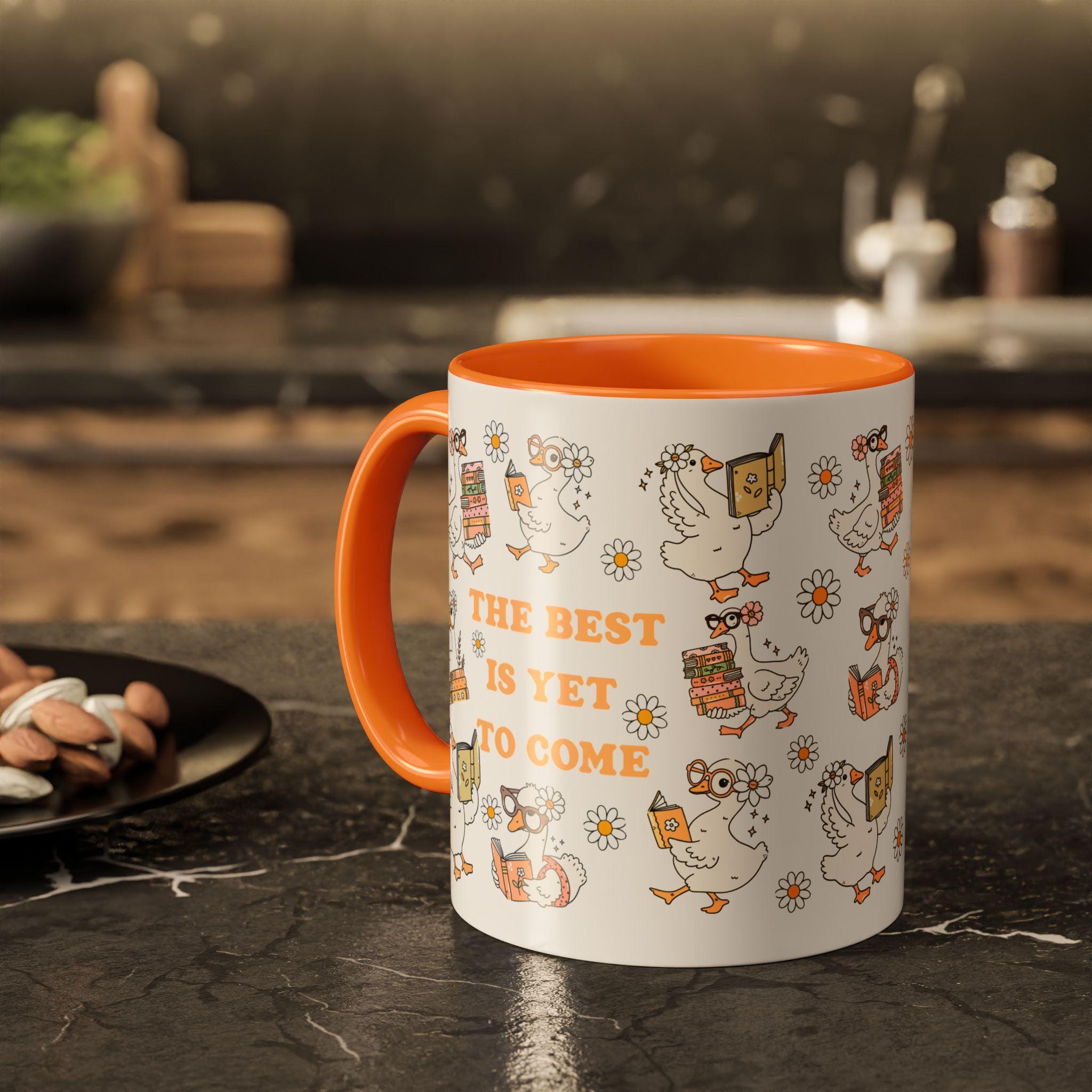Goose Reading Mug | "The Future is Yet To Come" Book Lover Gift (11oz 15oz)