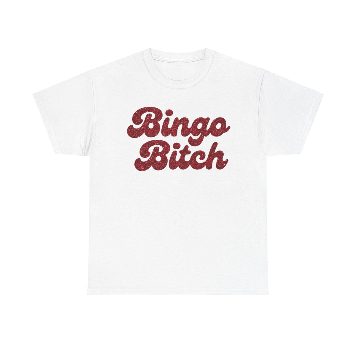 Glitter Bingo Bitch T-shirt | Bingo Lover Tee, Game Statement T-shirt, Funny T-Shirt, Gameday T-shirt, Gift, Birthday Gift, Casual Wear