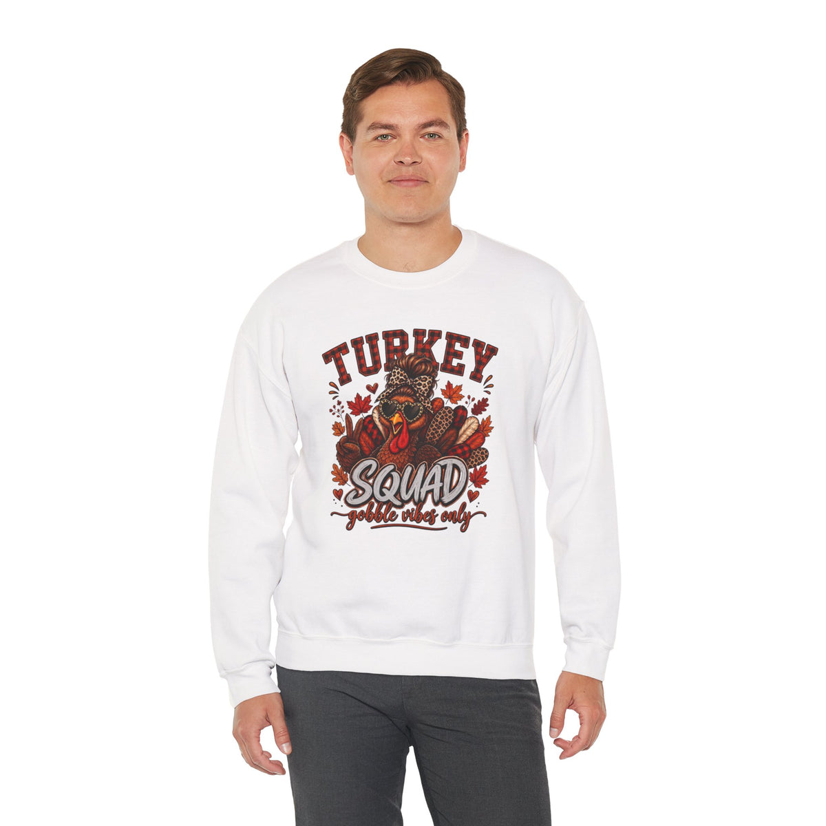 Turkey Squad Sweatshirt, Funny Thanksgiving Shirt, Gobble Squad Only, Turkey  Sunglasses Sweatshirt, Fall Autumn Crewneck, Thanksgiving Gift