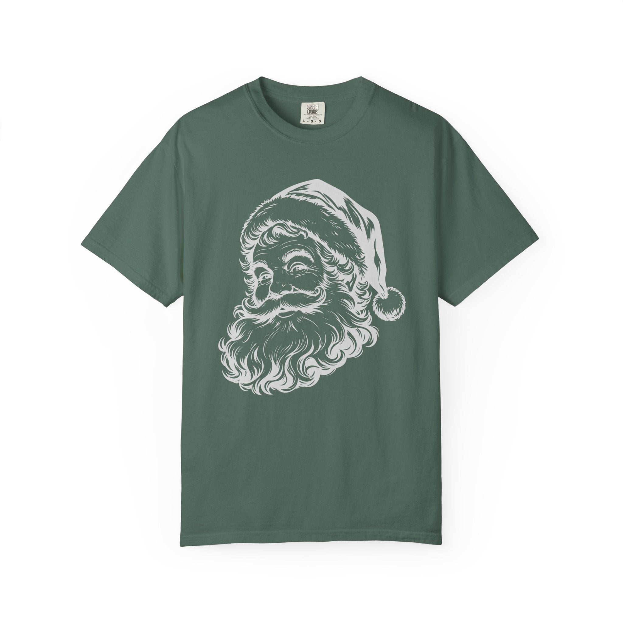 Vintage Santa Claus T-Shirt, Retro Santa Face Tee, Classic Christmas Shirt Women, Holiday Graphic Tee, Santa Head Shirt, Xmas Gift for Her