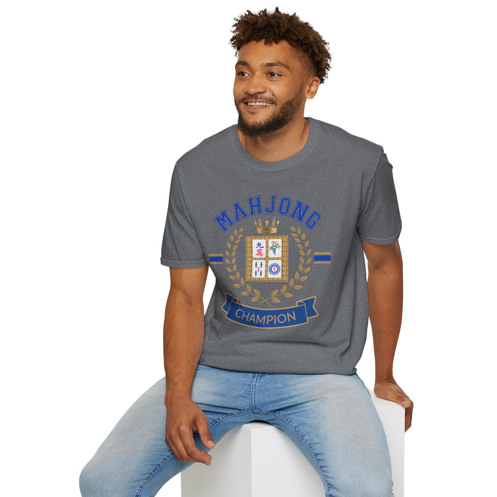 Mahjong Champion TShirt, Funny Mahjong Shirt, Mahjong Gift for Her, Mahjong Club Shirt, Game Night Tee, Mahjong Lover Gift, Mahjong Trend