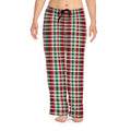 Christmas Plaid Women's Pajama Pants, Holiday Sleepwear