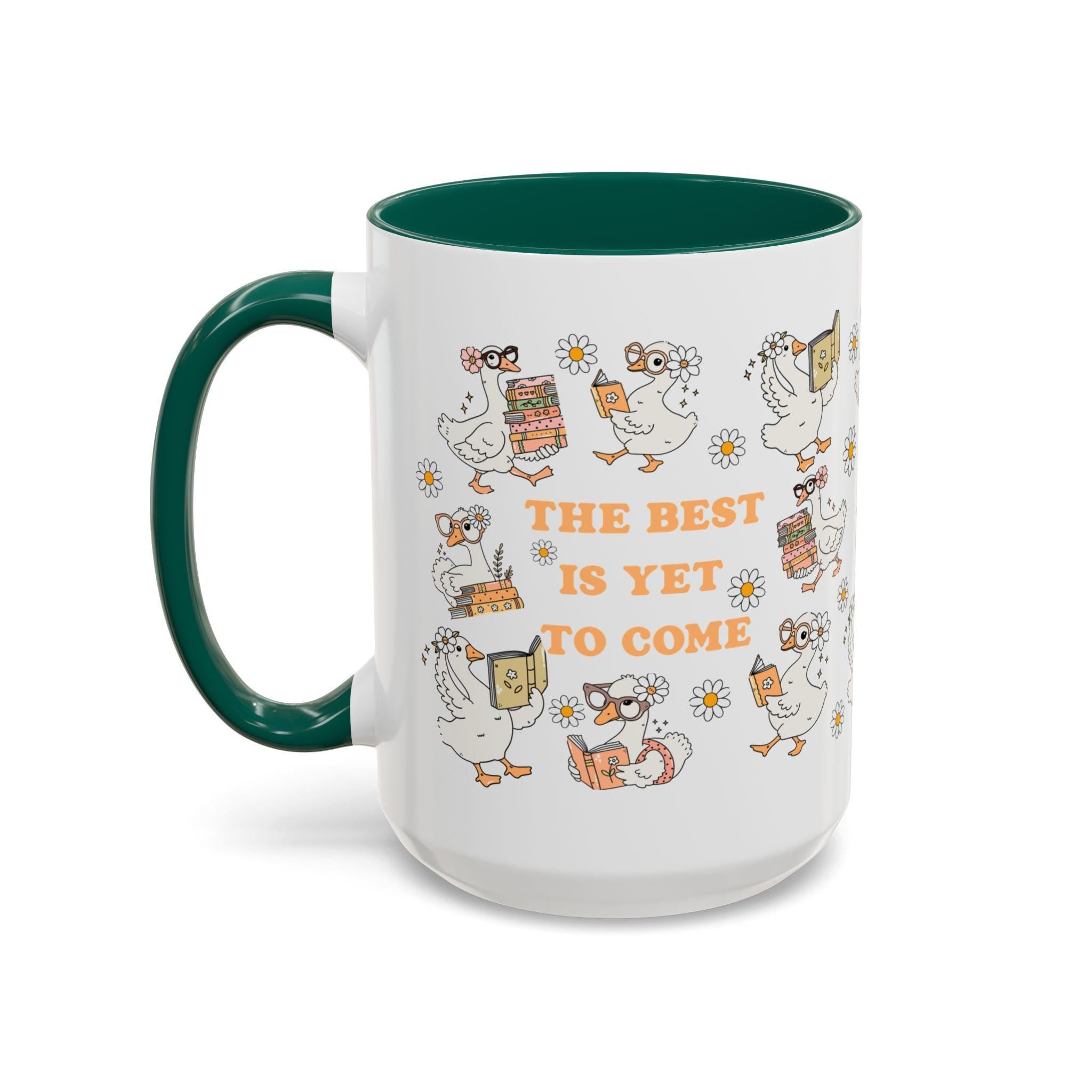 Goose Reading Mug | "The Future is Yet To Come" Book Lover Gift (11oz 15oz)