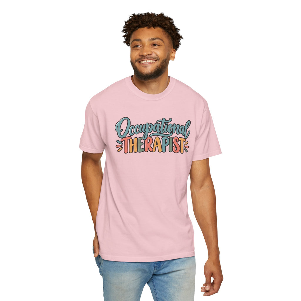 Comfort Colors Occupational Therapist T-Shirt, Appreciation Gift, Retro Occupational Therapy Tee, Therapist Week Shirt, OT Student Gift