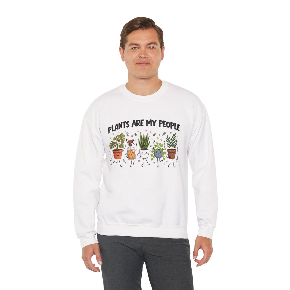 Plants Are My People Gildan Sweatshirt. Gardeners Gift, Coworker Gift, Plant Lover Top