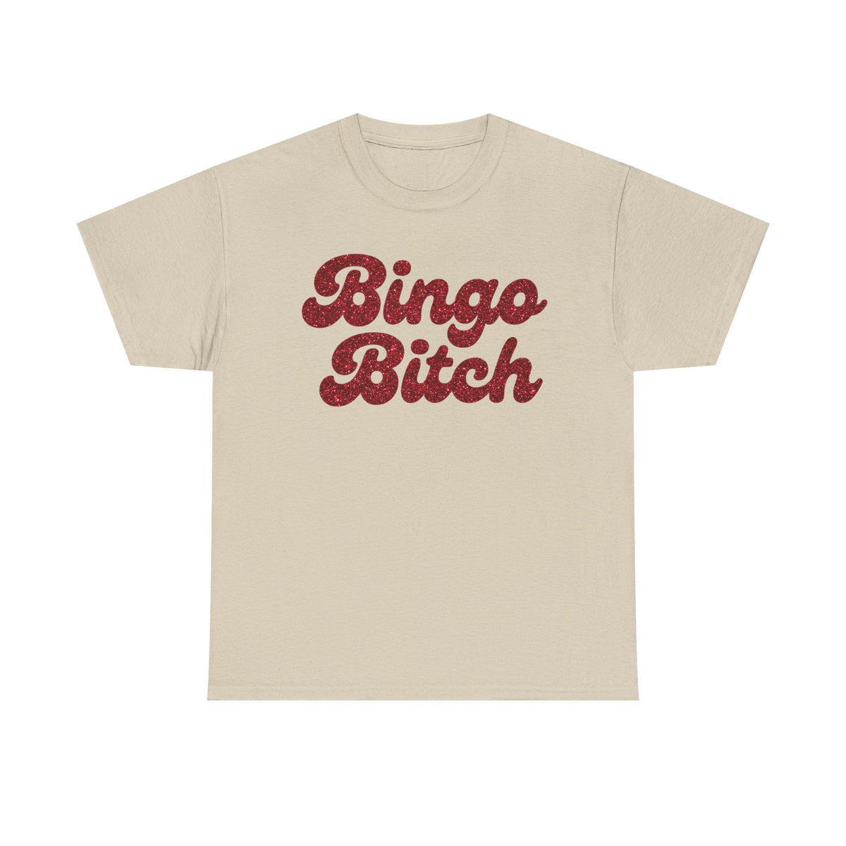 Glitter Bingo Bitch T-shirt | Bingo Lover Tee, Game Statement T-shirt, Funny T-Shirt, Gameday T-shirt, Gift, Birthday Gift, Casual Wear
