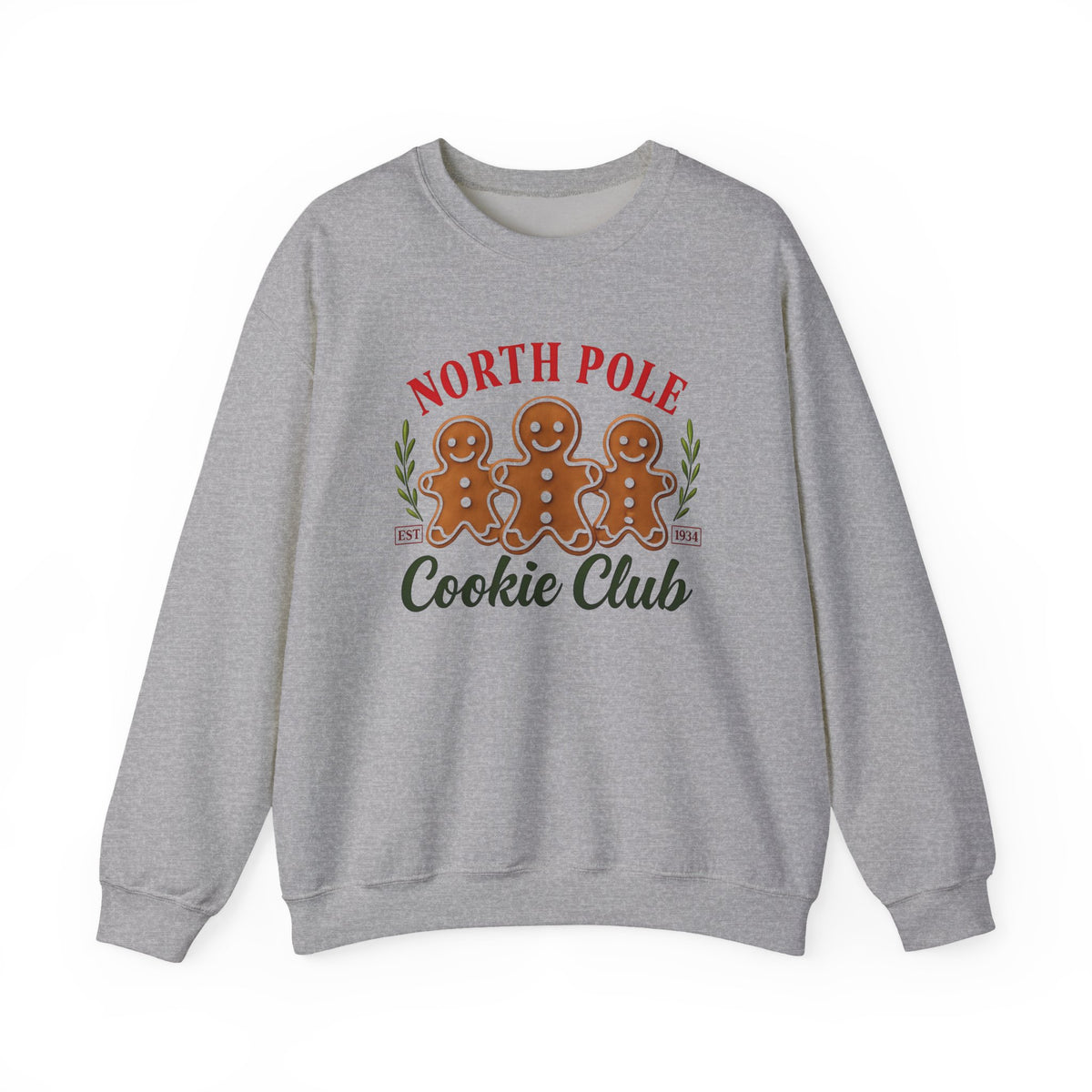 Ginger Crewneck Sweatshirt, Holiday Baking Casual Lounge Wear, Winter Layer Piece, Gift Idea, Group Sweatshirt for Holidays, Warm Cozy