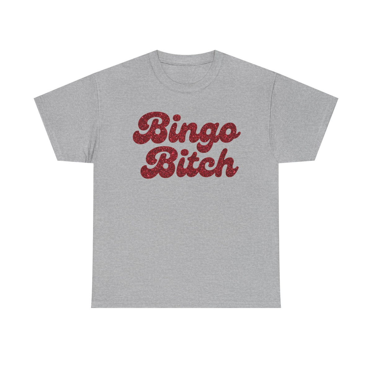 Glitter Bingo Bitch T-shirt | Bingo Lover Tee, Game Statement T-shirt, Funny T-Shirt, Gameday T-shirt, Gift, Birthday Gift, Casual Wear