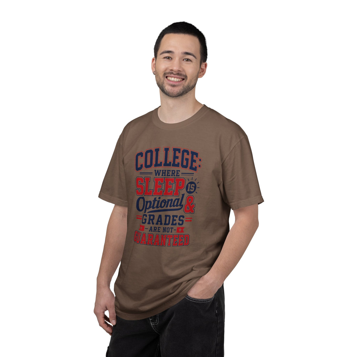 Comfort Color College Where Sleep Is Optional Grades Are Not Guaranteed Funny College Student Gift Student Present, College Student Gift