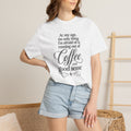 Comfort Color Funny Coffee TShirt, At My Age Only Afraid of Running Out of Coffee and Good Sense, Sarcastic Women's Tee, Funny Coffee Lover