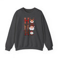 HOHOHO Christmas Characters Sweatshirt | Santa Reindeer Snowman Holiday Crewneck