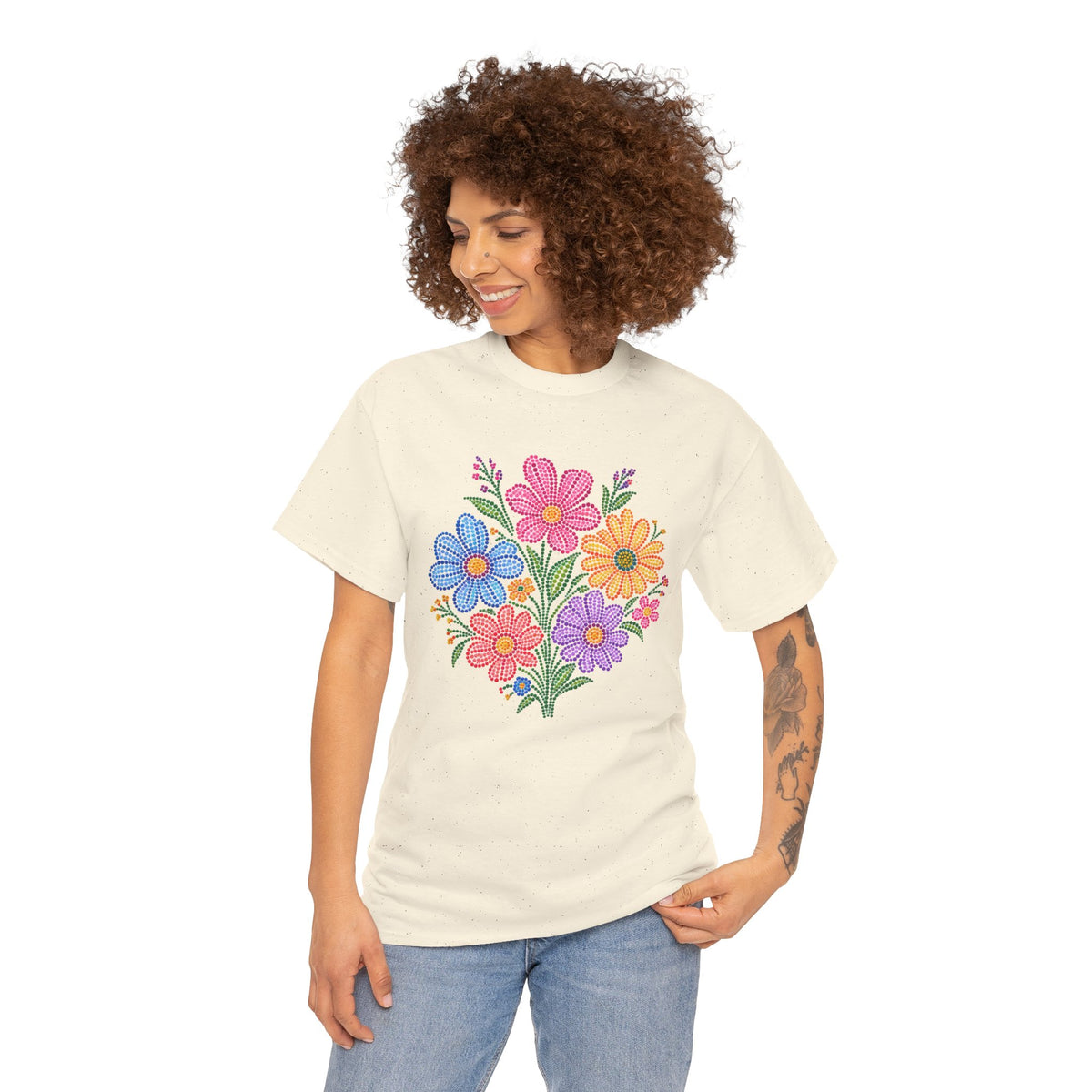 Floral Bouquet Shirt, Wildflower T-Shirt, Botanical Graphic Tee, Flower Print Shirt, Cute Spring Shirt, Gift for Her, Nature Lover Tee
