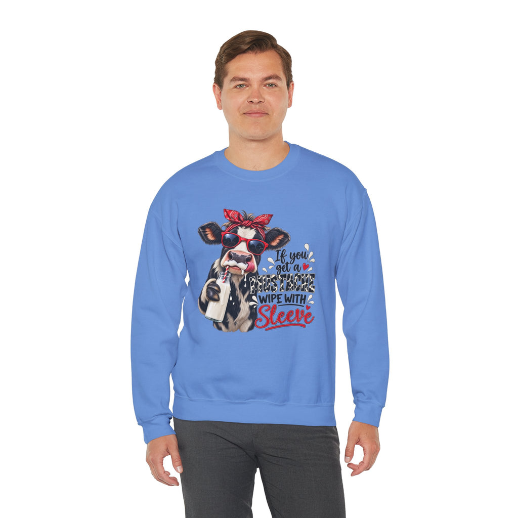 Funny Cow, Humor Cow Sweatshirt, Farm Animal Crewneck, Cute Cow Graphic Sweater, Country Western Gift, Cow Lover, Funny Cow Graphic Girl Top