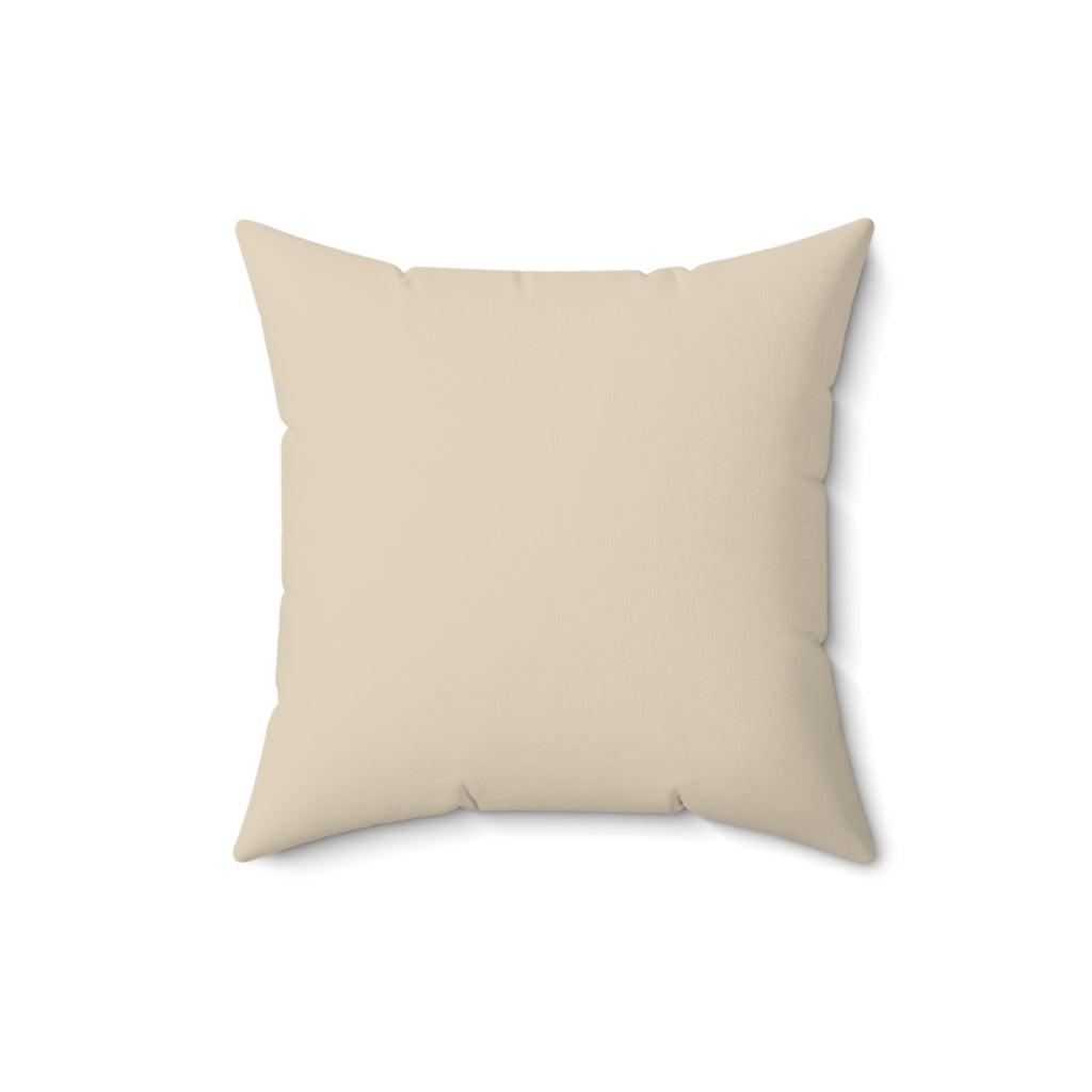 Christmas Ornament Wreath Pillow | Square Throw Pillow, Holiday Decor