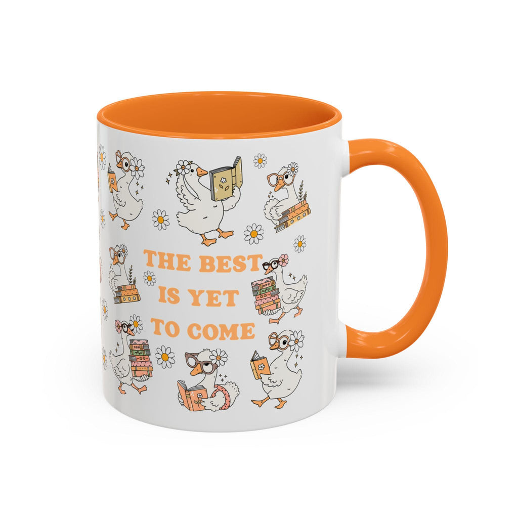 Goose Reading Mug | "The Future is Yet To Come" Book Lover Gift (11oz 15oz)
