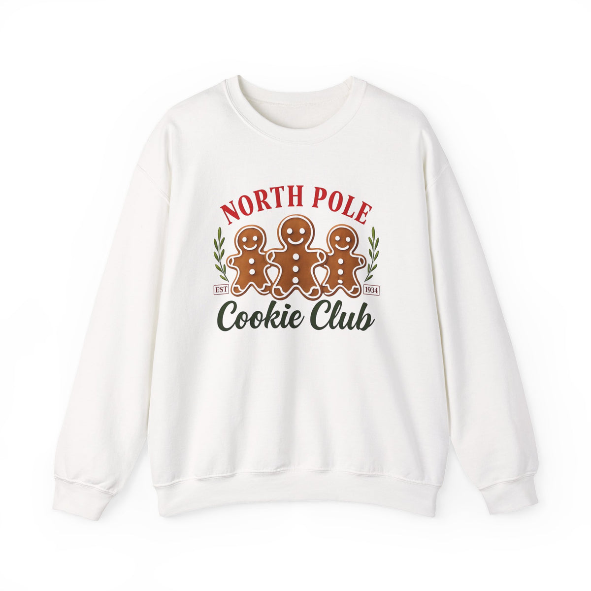 Ginger Crewneck Sweatshirt, Holiday Baking Casual Lounge Wear, Winter Layer Piece, Gift Idea, Group Sweatshirt for Holidays, Warm Cozy