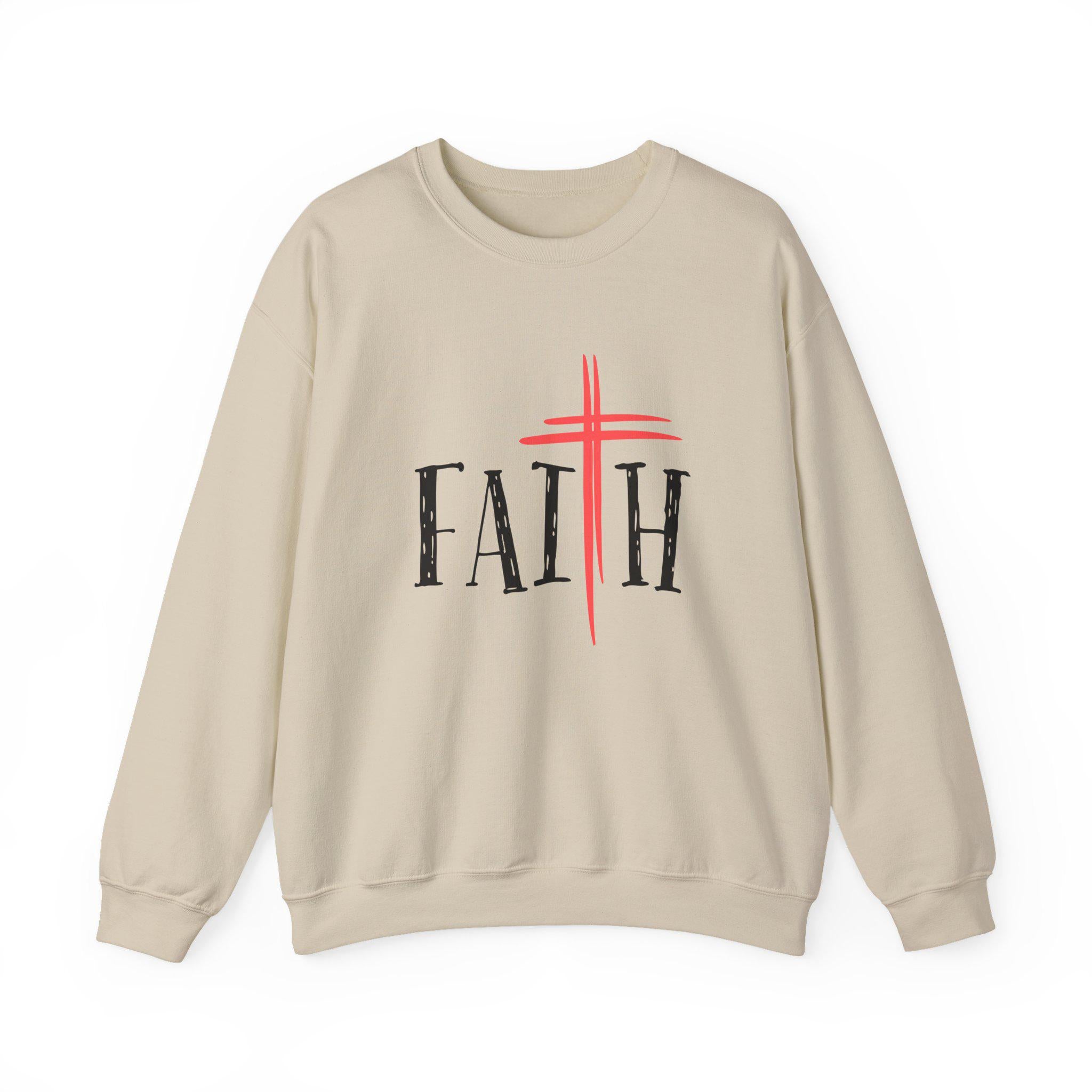 Spiritual Comfort Crewneck Sweatshirt: Cozy Cotton-Blend Jumper