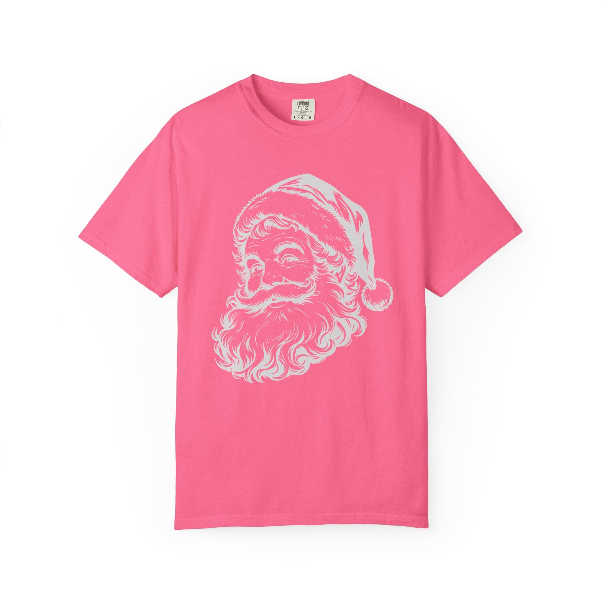 Vintage Santa Claus T-Shirt, Retro Santa Face Tee, Classic Christmas Shirt Women, Holiday Graphic Tee, Santa Head Shirt, Xmas Gift for Her