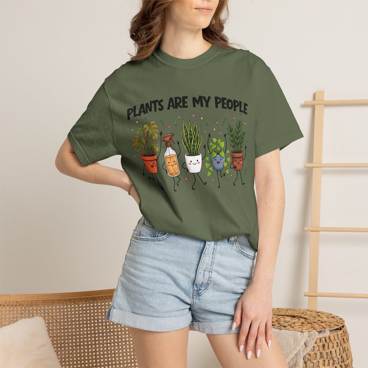 Comfort Colors Plants Are My People Shirt, Funny Plant Lover Tee, Cute Botanical Tee, Plant Mom Gift, Retro Garden Shirt, Gardener Gift Tee