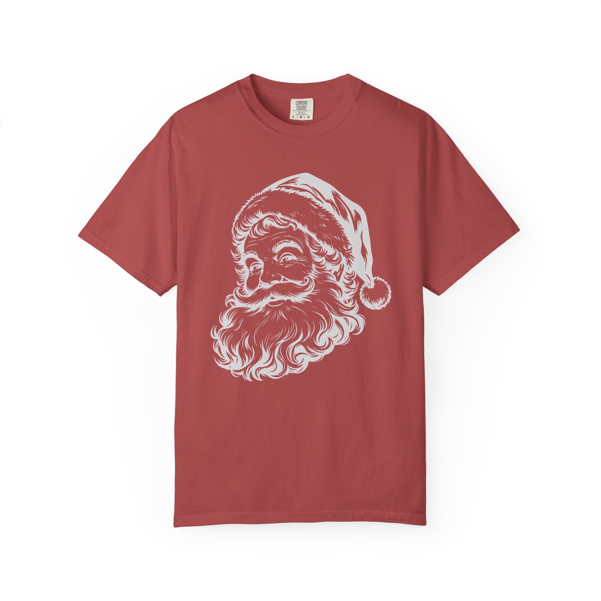 Vintage Santa Claus T-Shirt, Retro Santa Face Tee, Classic Christmas Shirt Women, Holiday Graphic Tee, Santa Head Shirt, Xmas Gift for Her
