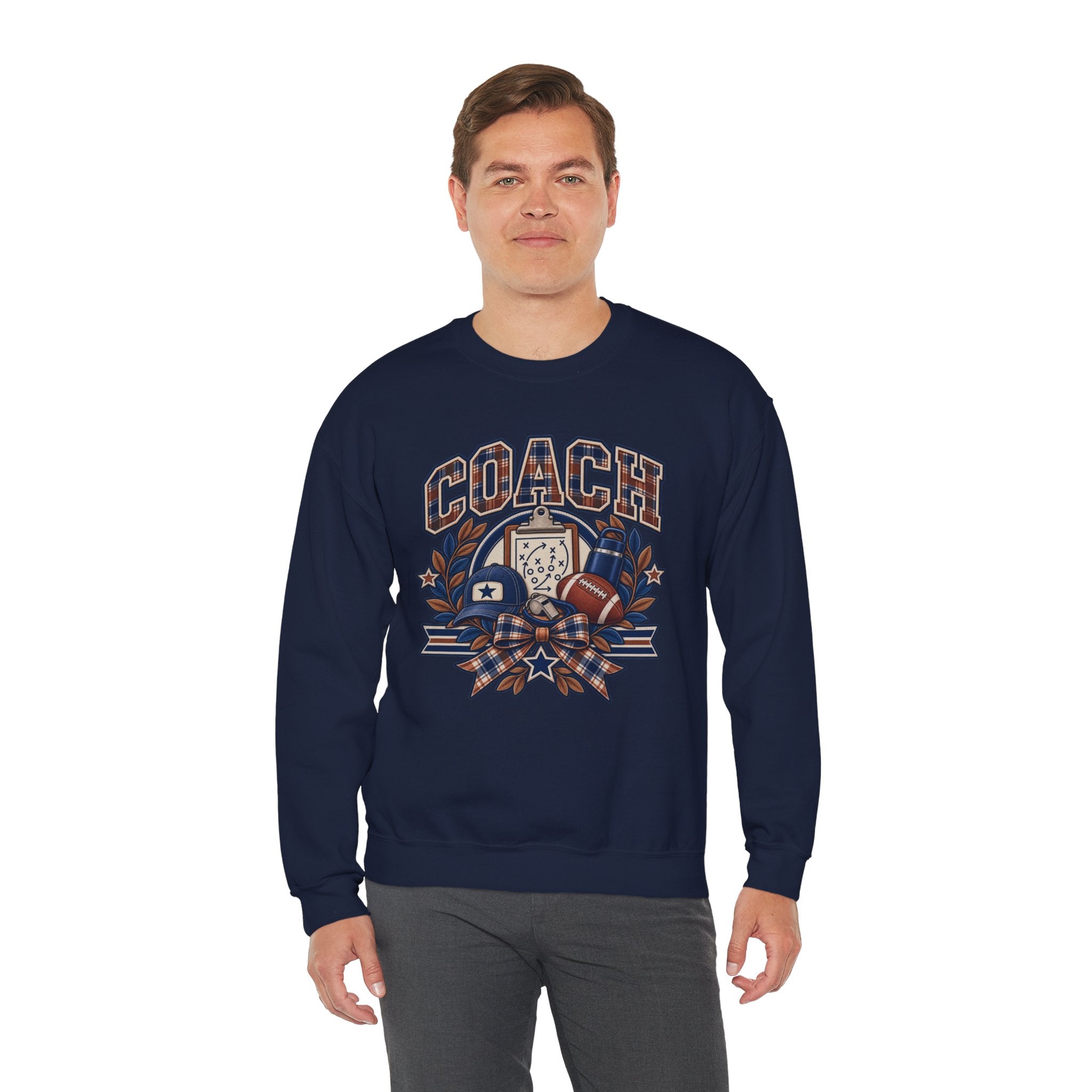 Coach Football Sweatshirt, Vintage Coach Sweatshirt, Football Season Shirt, Coach Life Crewneck, Team Mom Gift, Retro Coach Apparel