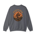 Keep It Wild Bigfoot Sweatshirt, Retro Sasquatch Sunset Graphic Tee, Outdoor Camping Nature Lover Gift, Unisex Crewneck Pullover