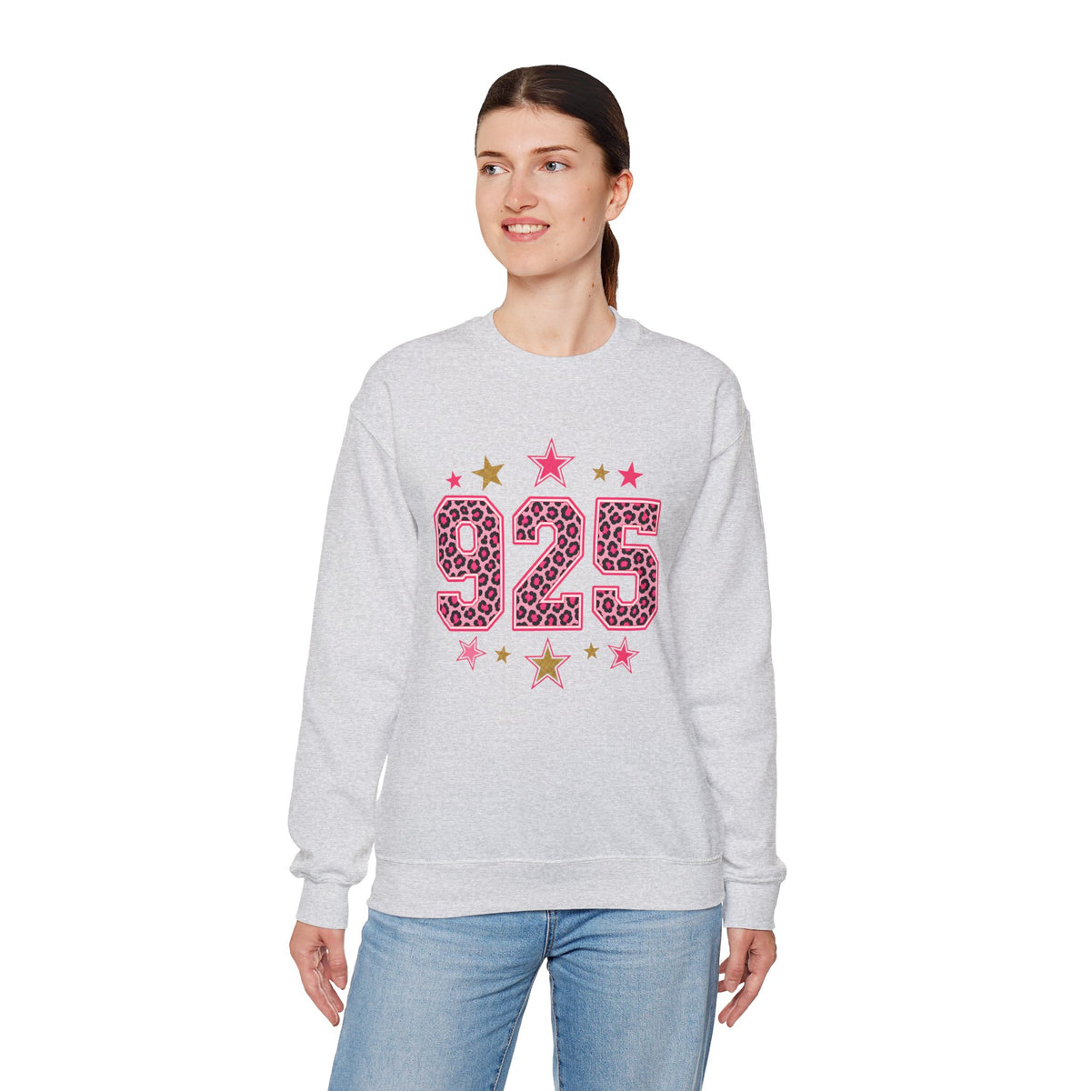 925 Leopard Star Top, Pink Gold Number Sweatshirt, Cheetah Print Birthday Shirt, Trendy Graphic Tee, Western Star Shirt, Custom Number Shirt