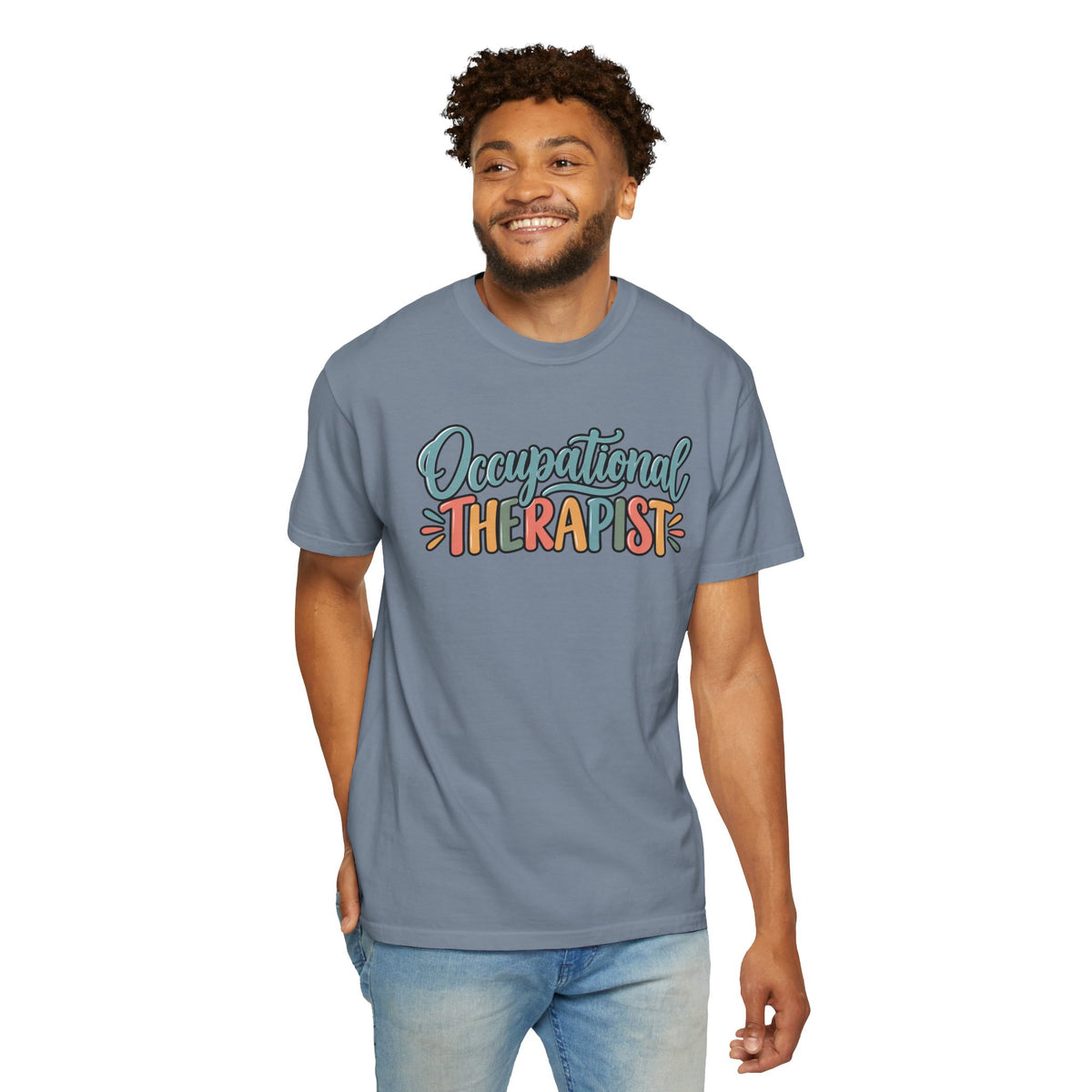 Comfort Colors Occupational Therapist T-Shirt, Appreciation Gift, Retro Occupational Therapy Tee, Therapist Week Shirt, OT Student Gift