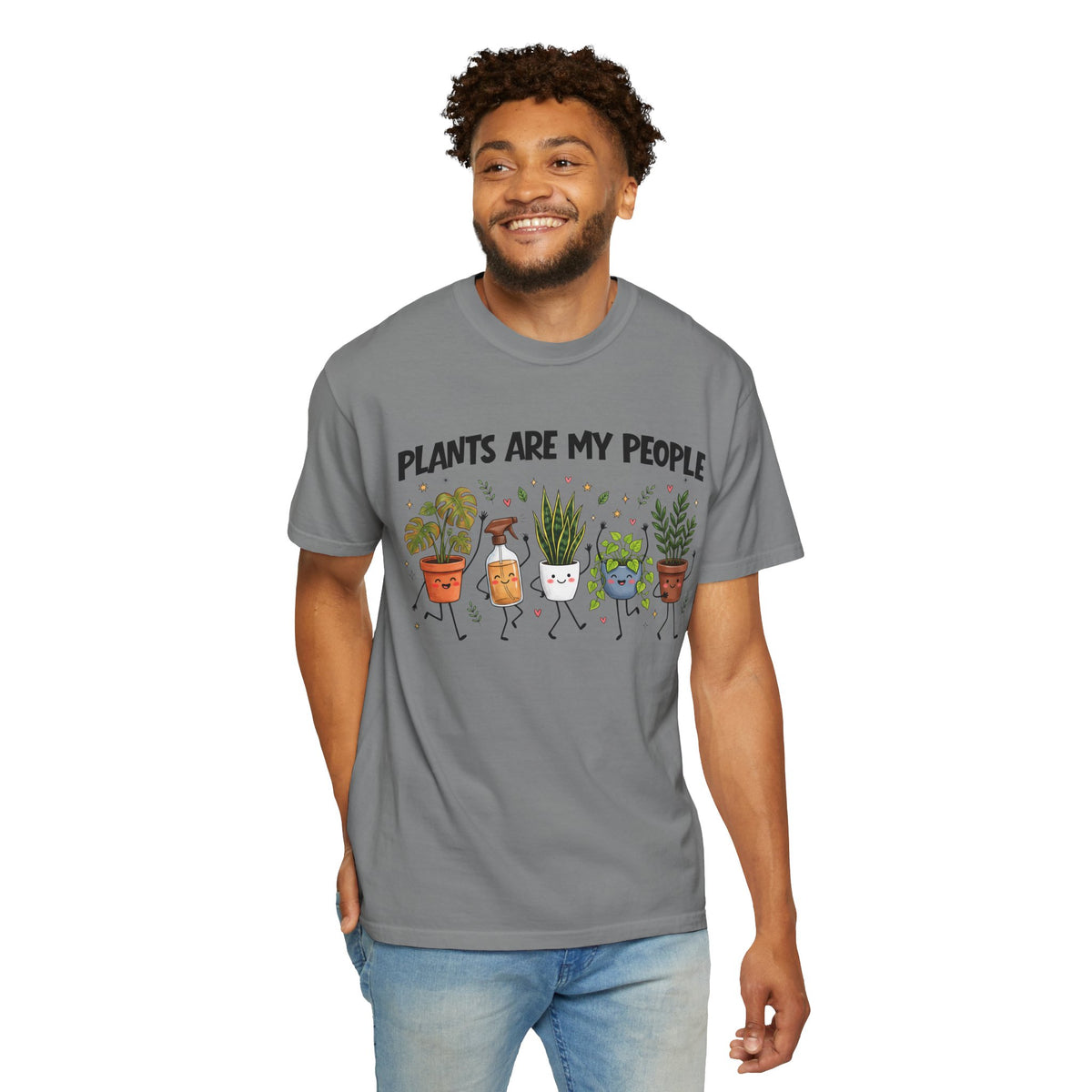 Comfort Colors Plants Are My People Shirt, Funny Plant Lover Tee, Cute Botanical Tee, Plant Mom Gift, Retro Garden Shirt, Gardener Gift Tee
