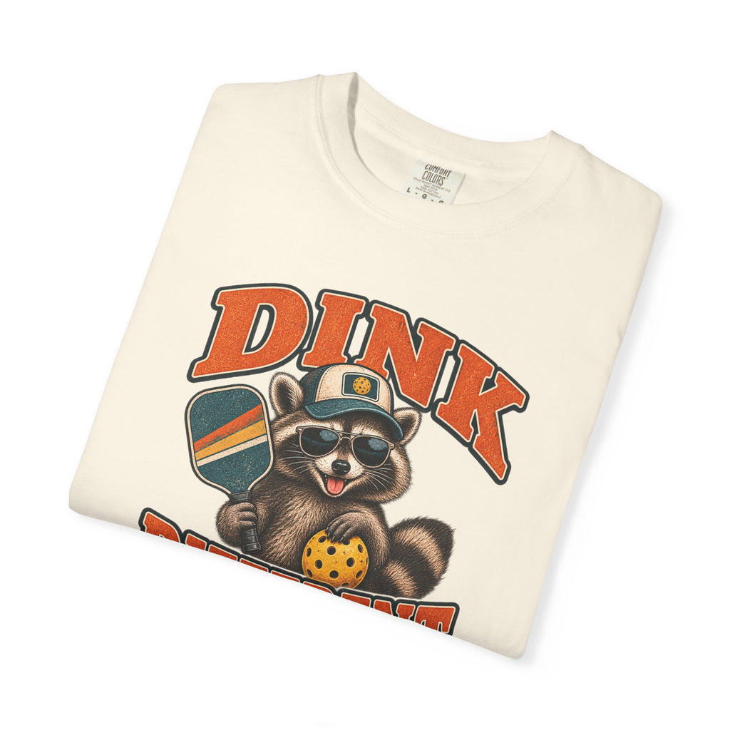 Comfort Color Dink Different Pickleball Tee, Funny Raccoon Pickleball Tee, Pickleball Social Club, Retro Tee Shirt, Gift Pickleball Lover