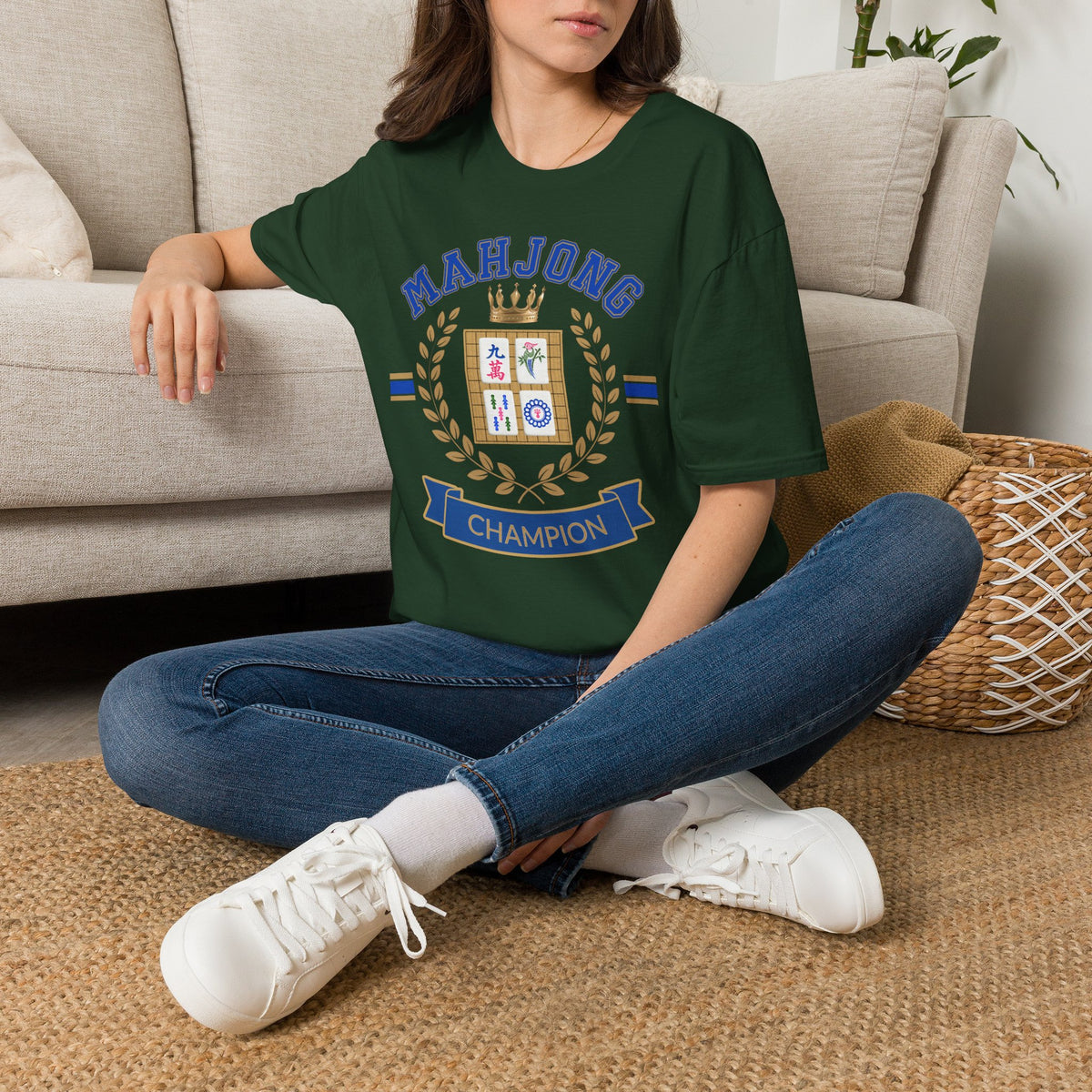 Mahjong Champion TShirt, Funny Mahjong Shirt, Mahjong Gift for Her, Mahjong Club Shirt, Game Night Tee, Mahjong Lover Gift, Mahjong Trend