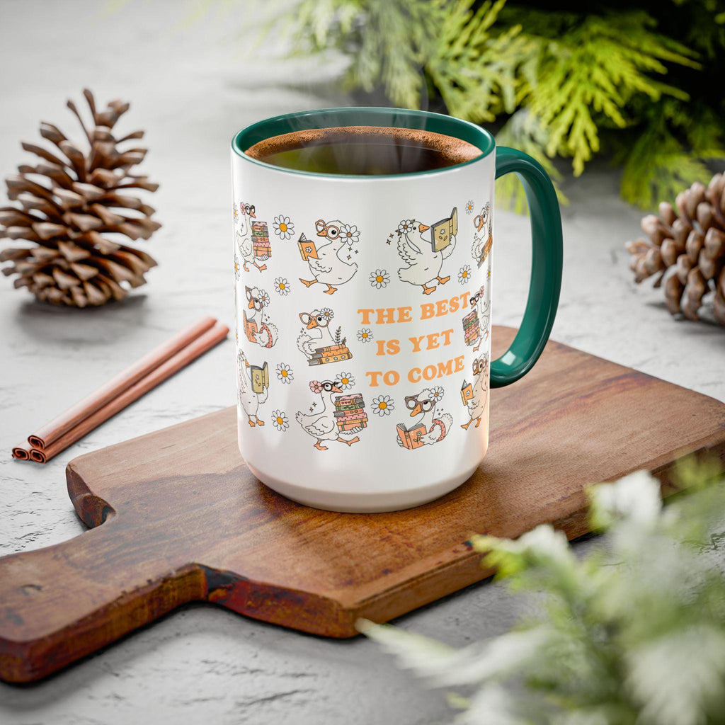 Goose Reading Mug | "The Future is Yet To Come" Book Lover Gift (11oz 15oz)